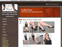 Tablet Screenshot of cuffedfeet.com